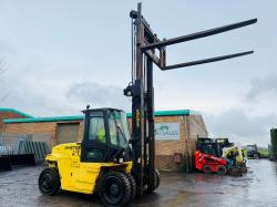 HYSTER H8.00XM 2 STAGE MASTED FORKLIFT*C/W SIDESHIFT*