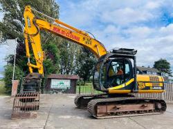 JCB JS220 TRACKED EXCAVATOR *4737 HOURS* C/W QUICK HITCH & ROTATING SELECTOR GRAB *VIDEO*