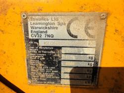 THWAITES 6 TONNE STRAIGHT TIP DUMPER*3141 HOURS*VIDEO*