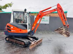 KUBOTA KX71-3 EXCAVATOR* C/W SELECTION OF BUCKETS*VIDEO*