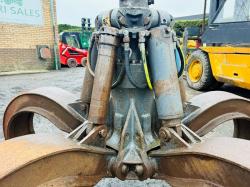 TEREX FUCHS HDMS 5 TINE HYDRAULIC SCRAP GRAB*YEAR 2015*VIDEO*