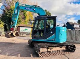 KOBELCO SK75SR-3E EXCAVATOR *YEAR 2015, 5578 HOURS* C/W BOGG MASTER TRACKS *VIDEO*