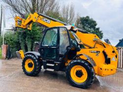JCB 535-140 HI VIZ 4WD TELEHANDLER *YEAR 2014, 14 METER REACH* C/W TINES *VIDEO*