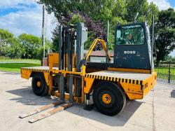 BOSS 787.10 SIDE LOADING FORKLIFT *FULL REFERB IN 2013* C/W 2 X SUPPORT LEGS*VIDEO* 