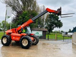 MANITOU MLT628T 4WD TELEHANDLER *AG-SPEC* C/W PICK UP HITCH *VIDEO*