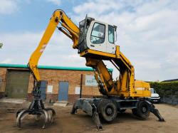 LIEBHERR 316 HRC SCRAP HANDLER*C/W ROTATING SCRAP GRAB*VIDEO*