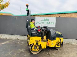 BOMAG BW 80AD-5 TANDEM ROLLER*YEAR 2014*C/W KUBOTA ENGINE*VIDEO*