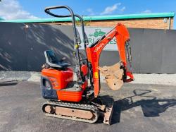 KUBOTA K008-3 TRACKED EXCAVATOR*C/W SELECTION OF BUCKETS*VIDEO*