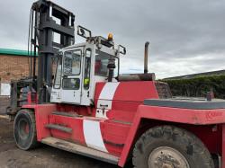KALMAR DC16-1200 FORKLIFT*C/W FORK POSITIONER*VIDEO*