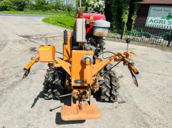 KAWABE TFC250WL DIESEL PEDESTRIAN WALK BEHIND TRENCHER 