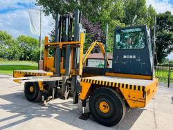 BOSS 787.10 SIDE LOADING FORKLIFT *FULL REFERB IN 2013* C/W 2 X SUPPORT LEGS*VIDEO* 