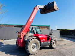 MANITOU MLT 634 TELEHANDLER *C/W BUCKET AND PALLET TINES*VIDEO*