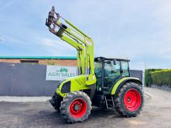 CLAAS AXOS 320 CX*C/W FL100 FRONT LOADER*ONLY 702 HOURS*YEAR 2010*VIDEO*