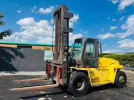 HYSTER H12.00 12 TONNE FORKLIFT 2 STAGE MAST*C/W PALLET TINES*VIDEO*