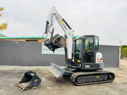 BOBCAT E45 EXCAVATOR *YEAR 2017*ONLY 257 HOURS*C/W HYDRAULIC THUMB*VIDEO*