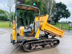 YANMAR C30R TRACKED DUMPER *YEAR 2009* C/W ROLE FRAME AND CANOPY *VIDEO*