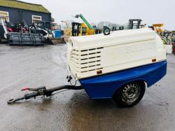 SULLAIR TOWABLE COMPRESSOR*C/W KOBUTA ENGINE*VIDEO*