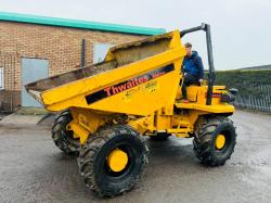 THWAITES 6 TONNE DUMPER*C/W PERKINS ENGINE*VIDEO*