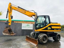 JCB JS145 WHEELED EXCAVATOR*C/W BUCKET*VIDEO*