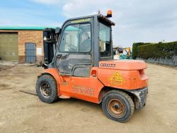 TOYOTA 02-7F040 FORKLIFT*C/W PALLET TINES*VIDEO*
