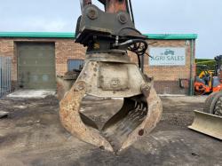 ATLAS 1404M WHEELED EXCAVATOR*C/W ROTATING SLECETOR GRAB*VIDEO*
