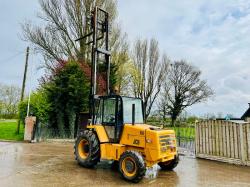 JCB 926 ROUGH TERRIAN 4WD FORKLIFT C/W PALLET TINES *VIDEO*