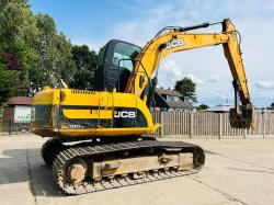 JCB JS160 HIGH RISED CABIN TRACKED EXCAVATOR *YEAR 2011* C/W GRAPPLE GRAB *VIDEO*