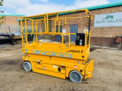 HAULOTTE COMPACT 8 SCISSOR LIFT*YEAR 2015*SPARES AND REPAIRS*VIDEO*