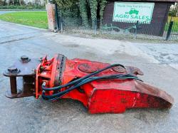 RAMMER COMBI ROTATING SHEAR C/W 80MM PINS & PIPES *VIDEO*