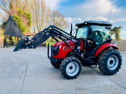BRAND NEW SIROMER 504 4WD TRACTOR * YEAR 2022 * WITH SYNCHRO CAB AND LOADER 