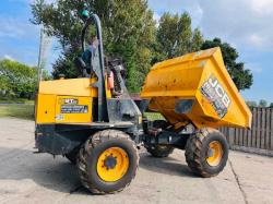 JCB 9TFT 4WD DUMPER *YEAR 2016, 1965 HOURS * C/W ROLE BAR *VIDEO*