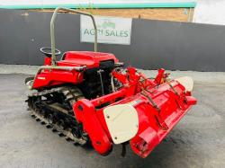 YANMAR AC18 TRACKED COMPACT TRACTOR*C/W AR160 ROTOVATOR*VIDEO*