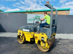 BOMAG BW120AD-3 DOUBLE DRUM VIBRATING ROLLER*C/W ROLL BAR*VIDEO*