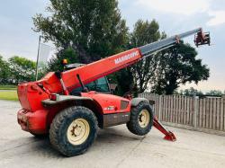 MANITOU MT1337SL 4WD TELEHANDLER *13 METER REACH* C/W PALLE TINES *VIDEO*