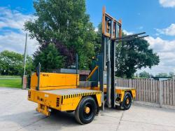 BOSS 787.10 SIDE LOADING FORKLIFT *FULL REFERB IN 2013* C/W 2 X SUPPORT LEGS*VIDEO* 
