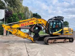 JCB JS220 TRACKED EXCAVATOR *4737 HOURS* C/W QUICK HITCH & ROTATING SELECTOR GRAB *VIDEO*