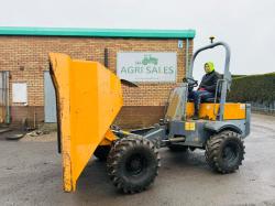 TEREX TA3H DUMPER*YEAR 2013*C/W KUBOTA ENGINE*VIDEO*