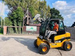 JCB TLT30D 4WD TELETRUCK *YEAR 2015* C/W HYDRAULIC TURN TABLE & TINES *VIDEO*