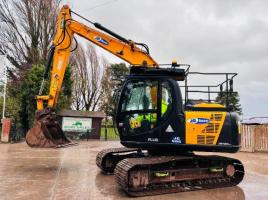 JCB JS130 TRACKED EXCAVATOR *YEAR 2015* C/W QUICK HITCH & BUCKET *VIDEO*
