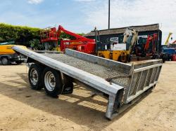 DOUBLE AXLE TILTING BED TRAILER*VIDEO*