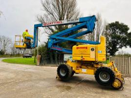GENIE Z-60/34 4WD ARTICULATED RAIL ROAD BOOM LIFT *20.3M* REMOTE CONTROL *VIDEO*