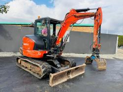 KUBOTA KX057-4 EXCAVATOR*C/W SELECTOR GRAB*YEAR 2018*VIDEO*