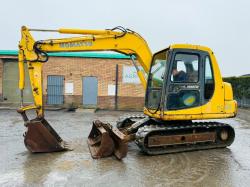 KOMATSU PC60 EXCAVATOR *C/W 2 BUCKETS*VIDEO*