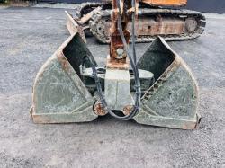 CASE CX75SR RUBBER BLOCK PAD TRACKED EXCAVATOR*C/W CLAMSHELL BUCKET*VIDEO*