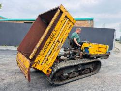 YANMAR 3 TONNE TRACKED DUMPER *C/W HYDRAULIC TIP*VIDEO*
