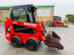 MANITOU 850R SKIDSTEER*C/W BUCKET*ONLY 615 HOURS*YEAR 2022*VIDEO*