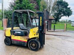 HYSTER 2.5 CONTAINER SPEC DIESEL FORK LIFT C/W SIDE SHIFT & ISUZU ENGINE *VIDEO*