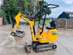 JCB MICRO DIGGER *YEAR 2019, ONLY 338 HOURS* C/W EXPANDING TRACKS *VIDEO*