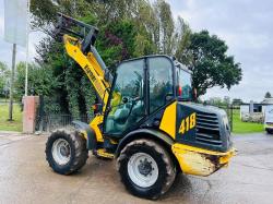 KRAMER 418 4WD LOADING SHOVEL C/W QUICK HITCH & 4WS *VIDEO*