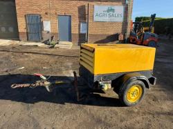 ATLAS COPCO XAS36 AIR COMPRESSOR*C/W YANMAR ENGINE*VIDEO*